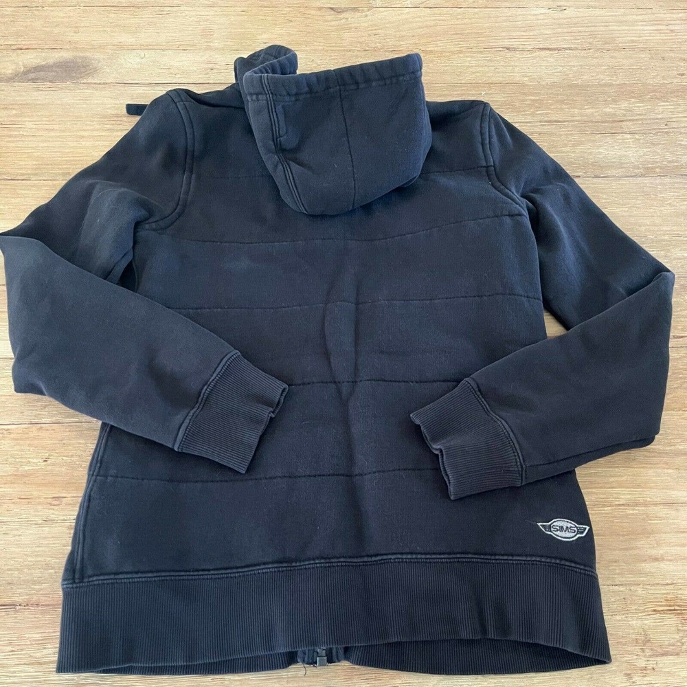 SIMS fishing Hoodie Womens Black Hooded M fisherman outdoor - Picture 4 of 6
